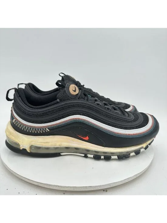 Nike Air Max 97 Men Size 11 DO6109-001 Alter And Reveal Black Crimson Shoes - Picture 8 of 11